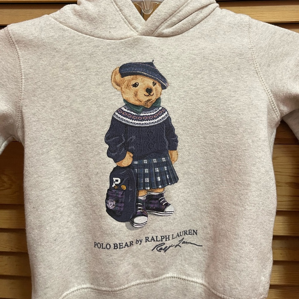 Toddler girl polo hoody